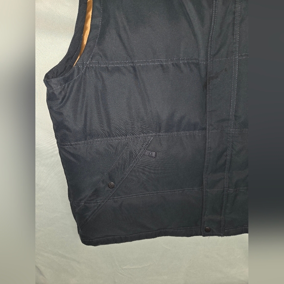 Eddie Bauer Dark Blue Quilted Vest - Picture 3 of 10